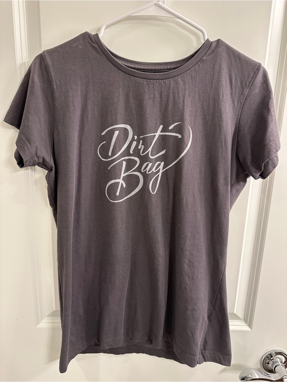 Black Diamond Women’s Graphic Tshirt Dirt Bag Gray - medium